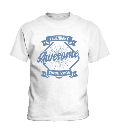 18th Birthday Gifts Vintage 2005 Awesome Sayings Kids T-Shirt