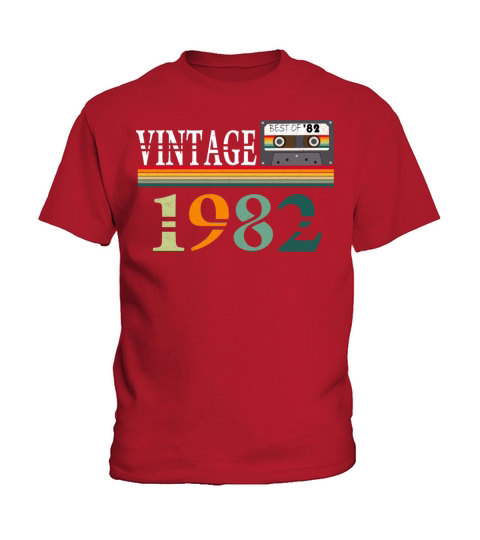 1982 Vintage Vintage Retro Birthday Gift Kids T-Shirt