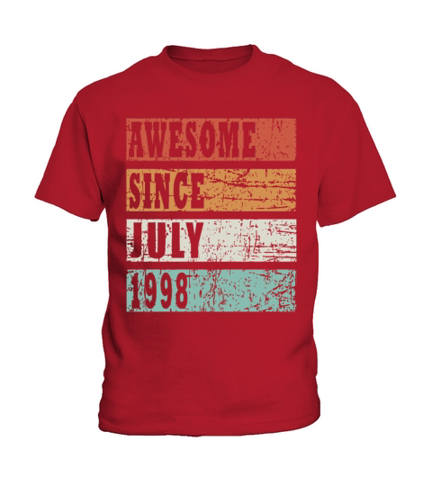 1998 July vintage born gift Kids T-Shirt