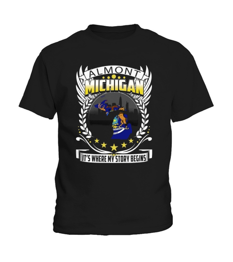 almont - michigan Kids T-Shirt