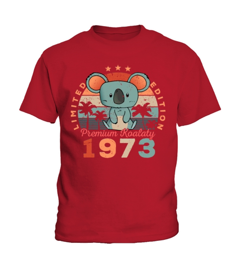 Birth Year 1973 Birthday Gift Koala Bear Koalas Kids T-Shirt