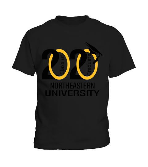 Class Of 2020 Graduation Northeastern University Kids T-Shirt