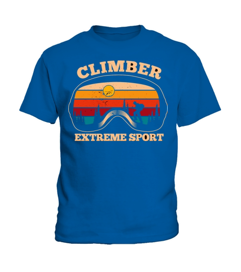 Climber Pine Extreme Sport Retro Style Vintage Kids T-Shirt