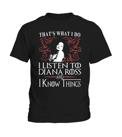 Diana Ross I KNOW THINGS Kids T-Shirt