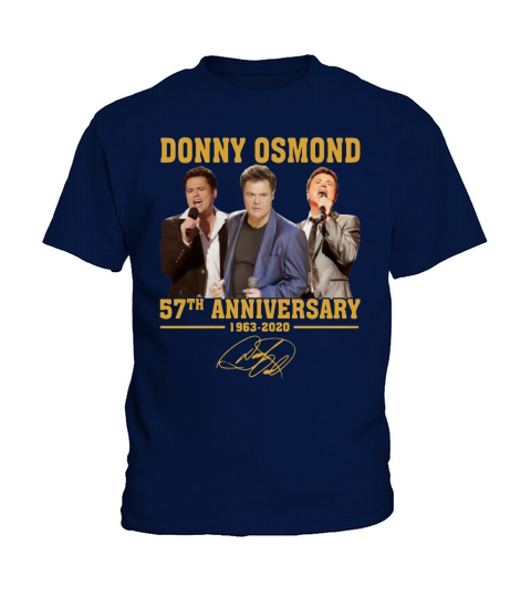 Donny Osmond 57th anniversary 1963 2020 signature shirt Kids T-Shirt