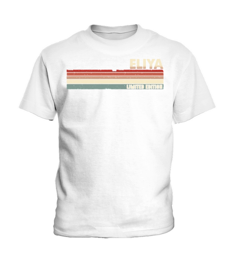 Eliya Funny Retro Vintage Name Surname 80s 90s Kids T-Shirt