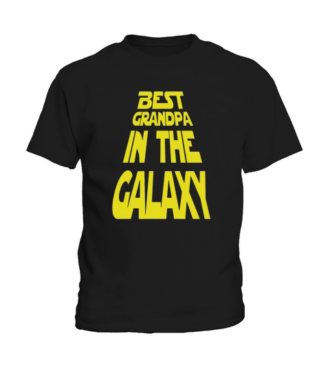 Fathers Day Shirt Best Grandpa In The Galaxy Kids T-Shirt
