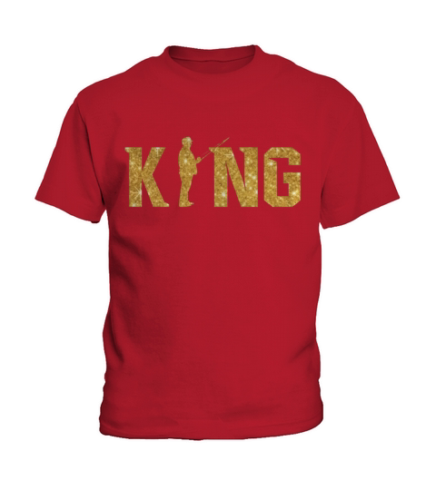 Fishing Shirt Fishing KING Kids T-Shirt