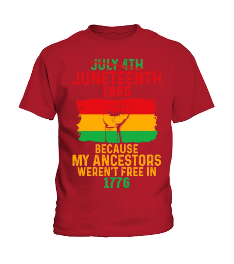Juneteenth Black History Pride African American Kids T-Shirt