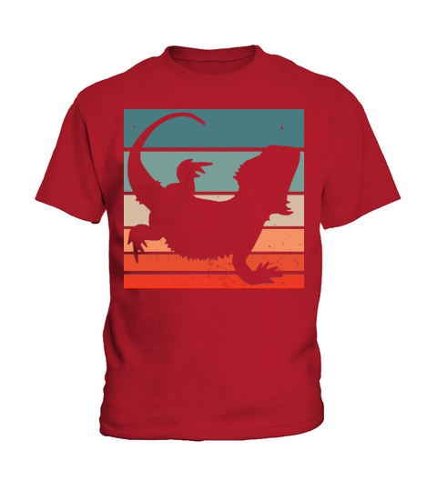 Vintage Retro Bearded Dragon Kids T-Shirt