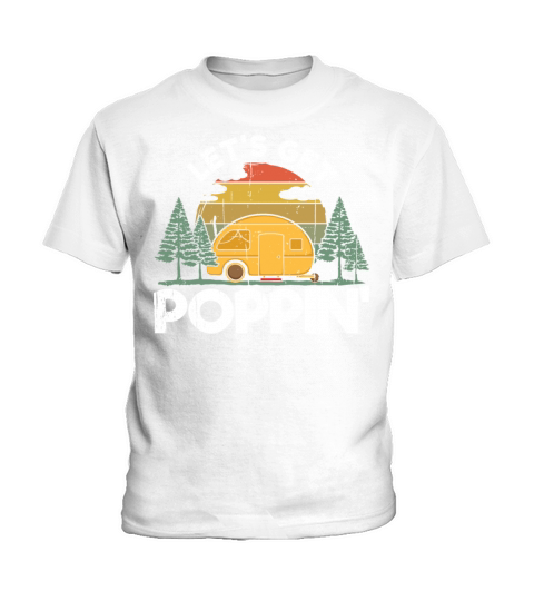 Vintage Retro Camp Camper Motor Home Camping Kids T-Shirt