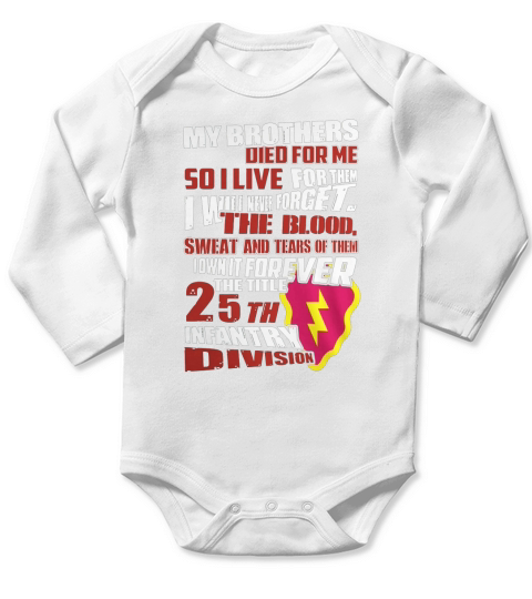 25th Infantry Division (United States) Long Sleeve Baby One-Piece
