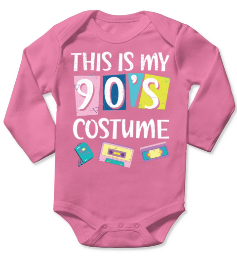 90s Vibe 1990 Vintage Nineties This Is My 90s Long Sleeve Baby One-Piece