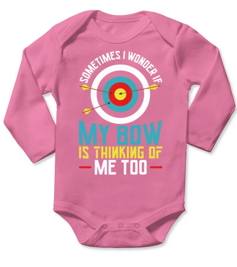 Archery Bow Archer Vintage Target Long Sleeve Baby One-Piece