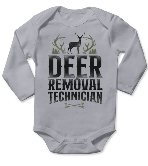 Buck Deer Hunting Hunter Vintage Long Sleeve Baby One-Piece
