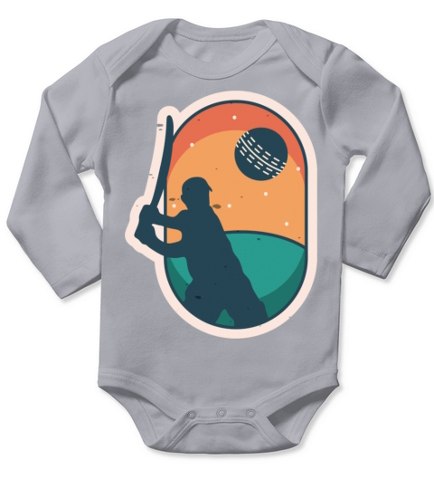 cricket Long Sleeve Baby One-Piece