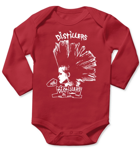 Das Distillers Band Tshirt Long Sleeve Baby One-Piece