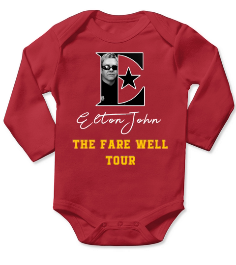 Elton John Die Abschiedstour Long Sleeve Baby One-Piece