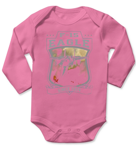 F15 EAGLE SINCE 1974 TSHIRT Long Sleeve Baby One-Piece
