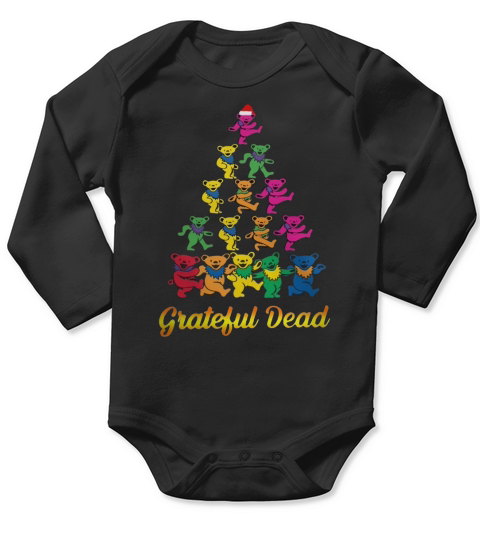 Grateful dead bears shirt Long Sleeve Baby One-Piece