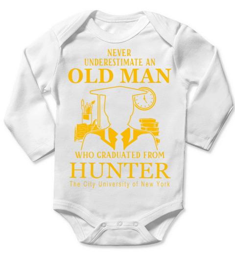 Hunter College Long Sleeve Baby One-Piece