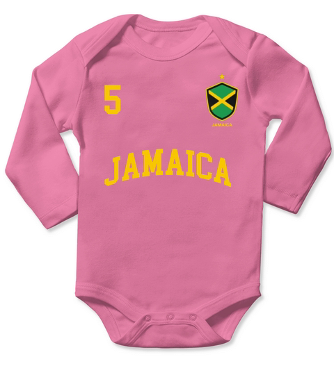 Jamaica Shirt Number 5 Soccer Team Sports Jamaican Flag Shirt, hoodie, tank top Long Sleeve Baby One-Piece