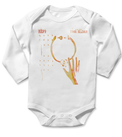 KISS  1981 Music from The Elder TShirt Long Sleeve Baby One-Piece