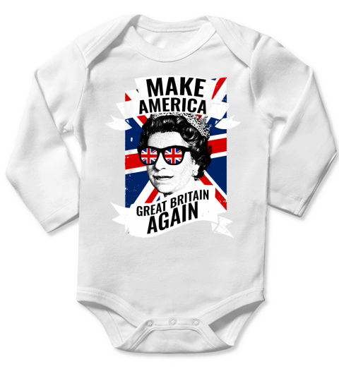 Make America Great Britain Again Shirt - Coffee Mug (colored) Long Sleeve Baby One-Piece