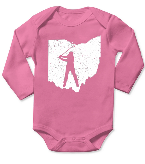 Ohio Golf Shirt Long Sleeve Baby One-Piece
