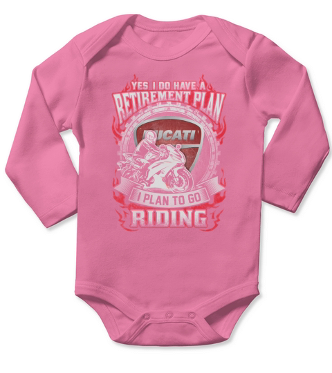 RETIREMENT PLANT DUCATI Long Sleeve Baby One-Piece