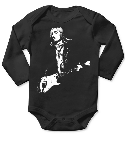 RIP Tom Petty On Stage Pout Long Sleeve Baby One-Piece