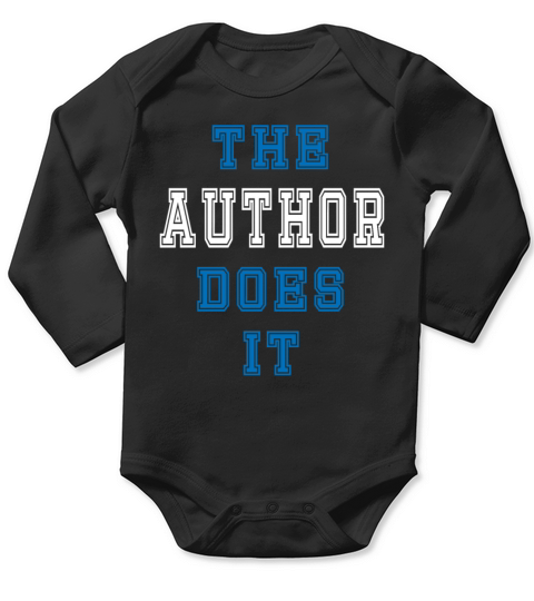 The Author Does it Author Gift Long Sleeve Baby One-Piece