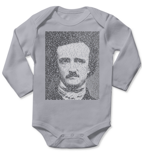 The Raven - Edgar Allan Poe - T Shirt Long Sleeve Baby One-Piece