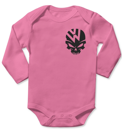 Volkswagen And SKULL Long Sleeve Baby One-Piece