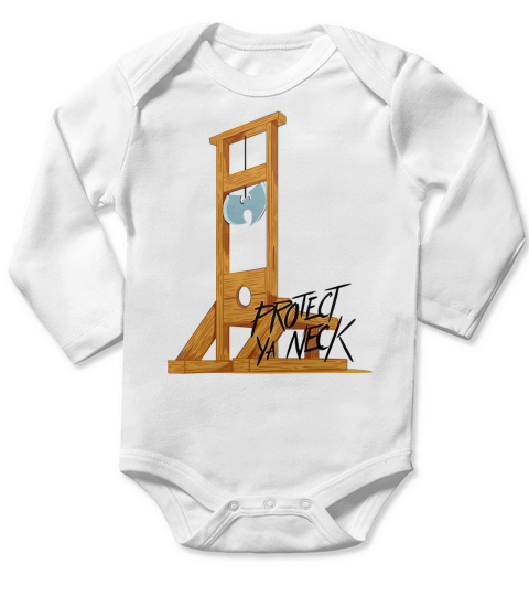 Wu Tang Protect ya neck Long Sleeve Baby One-Piece