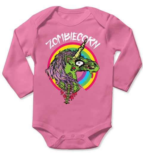 Zombie corn Long Sleeve Baby One-Piece