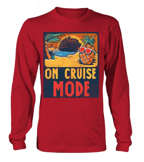 Cruise Ship Vacation Vintage On Long sleeved Unisex