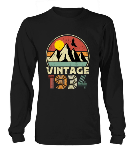 Funny Birthday Born in 1934 Limited Edition Long sleeved Unisex
