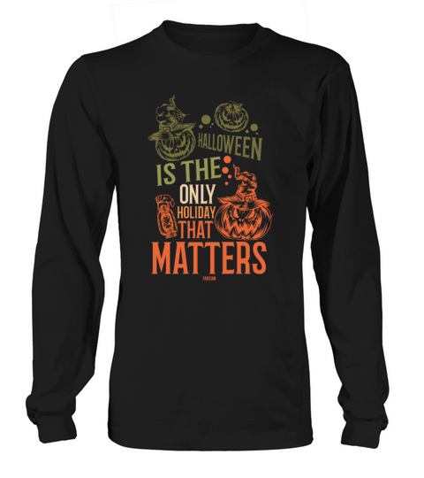 Halloween Horror Pumpkin Party Long sleeved Unisex