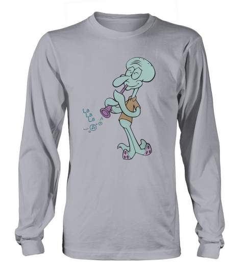 Squidward Clarinet Long sleeved Unisex
