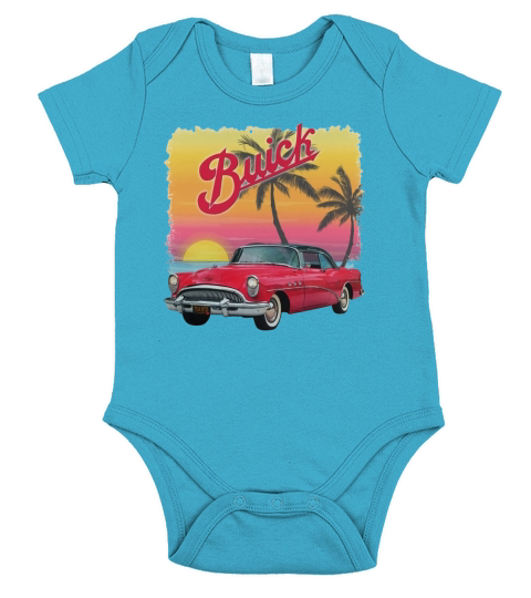 1954 Buick Short Sleeve Baby One-Piece