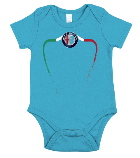 Alfa Of Birmingham Tricolore Short Sleeve Baby One-Piece