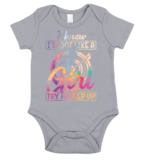 Archery Bow Archer Girl Vintage Short Sleeve Baby One-Piece