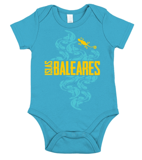 balearic islands Short Sleeve Baby One-Piece