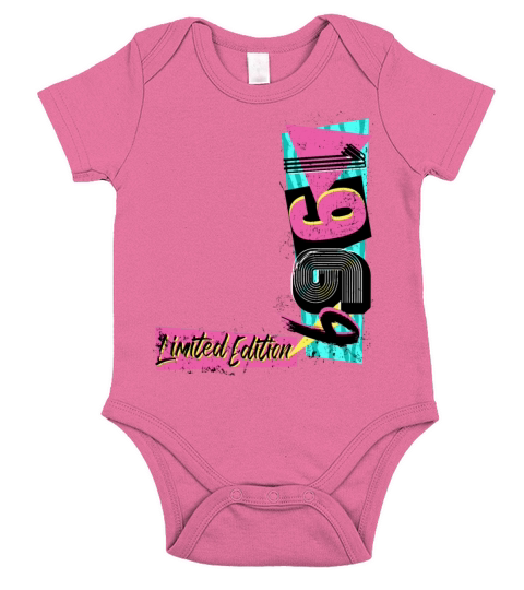 Birth year 1969 birthday 80s 90s Limited Edition Short Sleeve Baby One-Piece