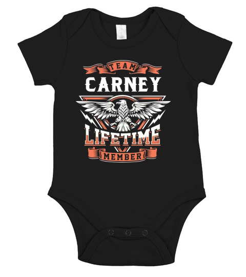 carney team life time member Short Sleeve Baby One-Piece