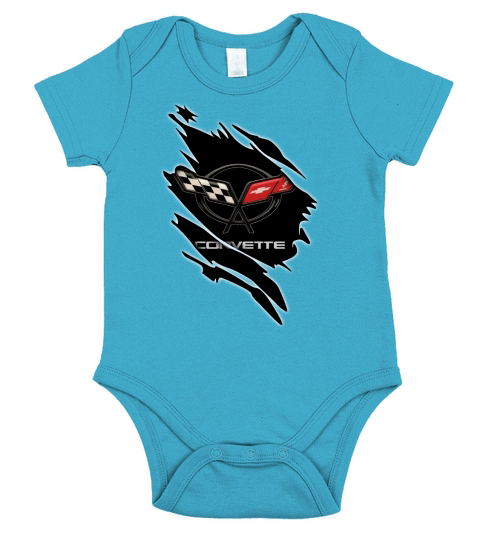 CORVETTE C5 CA Short Sleeve Baby One-Piece