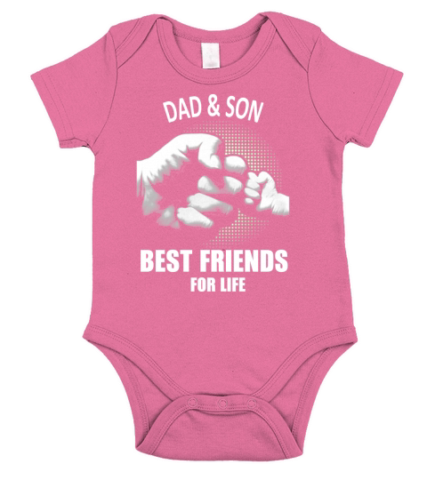 DAD  AND SON Short Sleeve Baby One-Piece
