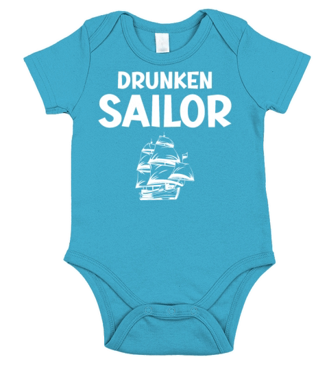 Drunken Sailor - Boat Captain Short Sleeve Baby One-Piece