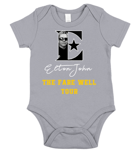 Elton John Die Abschiedstour Short Sleeve Baby One-Piece